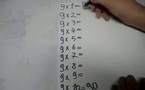 Table de 9 pour les nuls