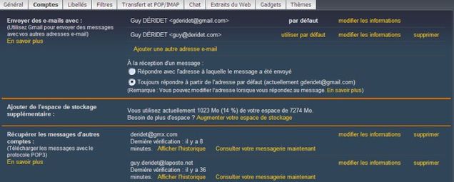 Transférer des messages de Hotmail vers Gmail