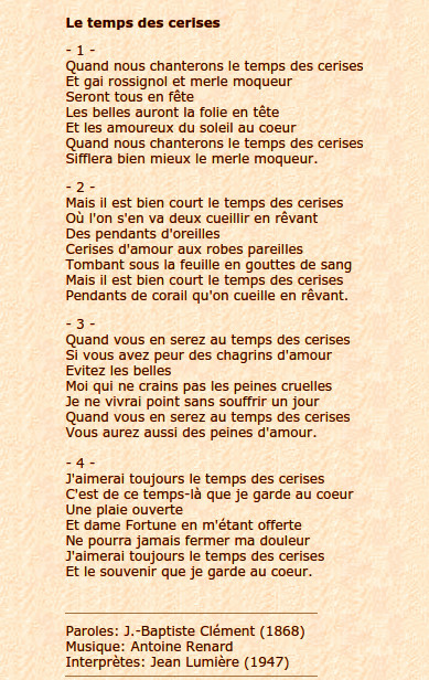 L'encyclopédie des chansons L'encyclopédie des chansons