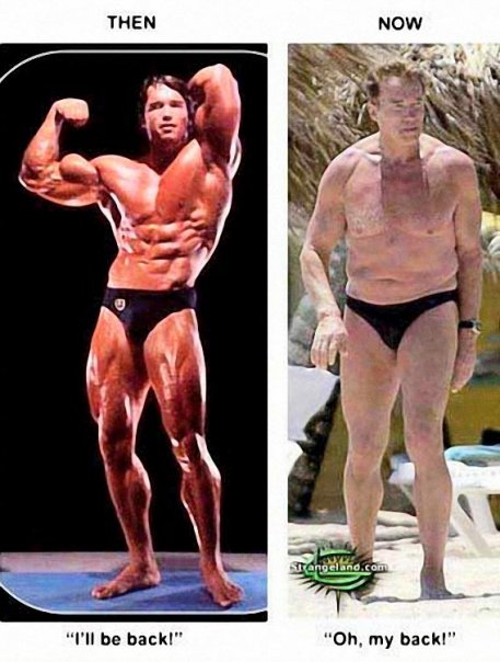 Arnold, tu te laisses aller !