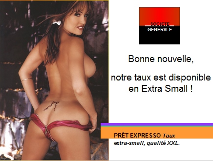 Quand les banques seront sexy...