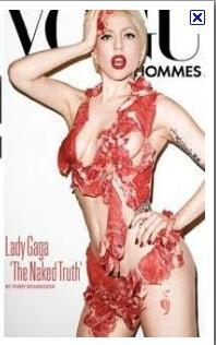 Comme l'affiche lady Gaga : La viande c'est bon, mais ça craint un peu quand même.