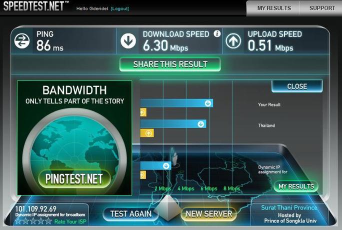 Ma nouvelle connexion Internet à Koh Samui Ma nouvelle connexion Internet à Koh Samui