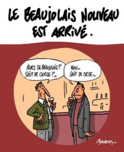 Le beaujolais nouveau est arrivé !