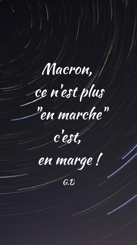 Macron, t'es foutu, le peuple est dans la rue !