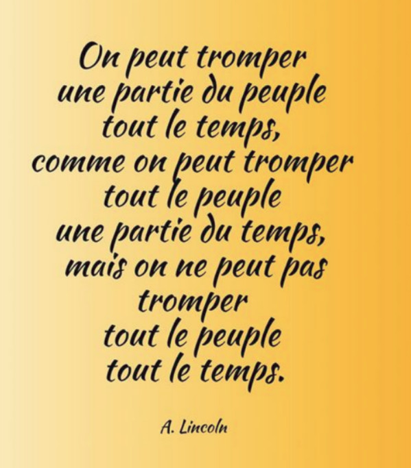 La pensée de la semaine
