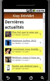Web Side Stories en application Android !