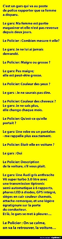 L'humour de la semaine