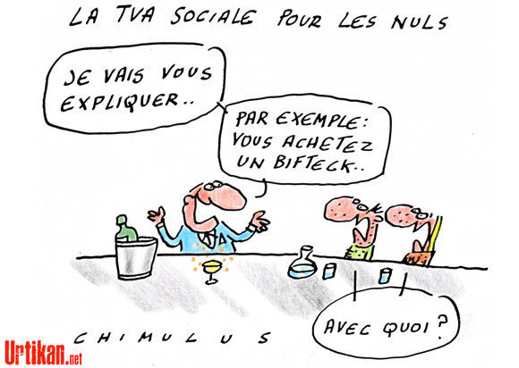 TVA Sociale : La dernière escroquerie intellectuelle de Sarkozy TVA Sociale : La dernière escroquerie intellectuelle de Sarkozy