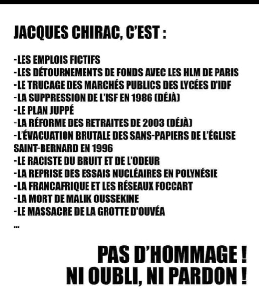 Les français ont la mémoire courte ! Les français ont la mémoire courte !