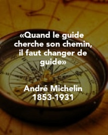 Quand le guide cherche son chemin... Quand le guide cherche son chemin...