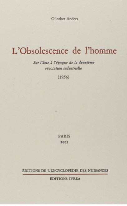 Un texte qui date de 1956, et pourtant très actuel ! Un texte qui date de 1956, et pourtant très actuel !