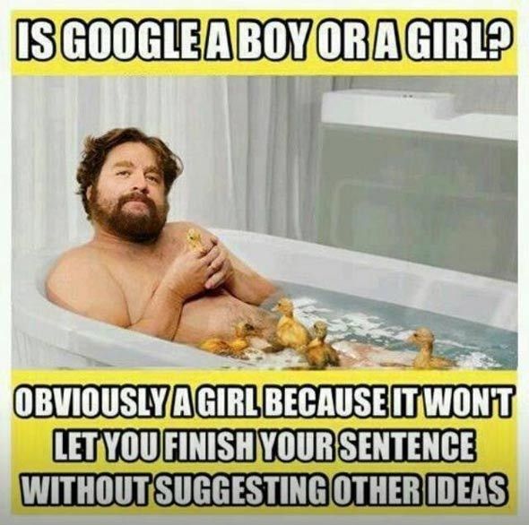 Google est il un homme ou une femme ?