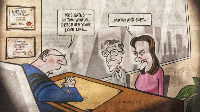 -Madame Gates, en deux mots comment décririez-vous votre vie sexuelle ? -Madame Gates, en deux mots comment décririez-vous votre vie sexuelle ?
