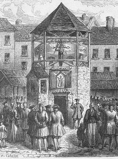 La vraie lanterne où l'on clouait les condamnés au pilori La vraie lanterne où l'on clouait les condamnés au pilori