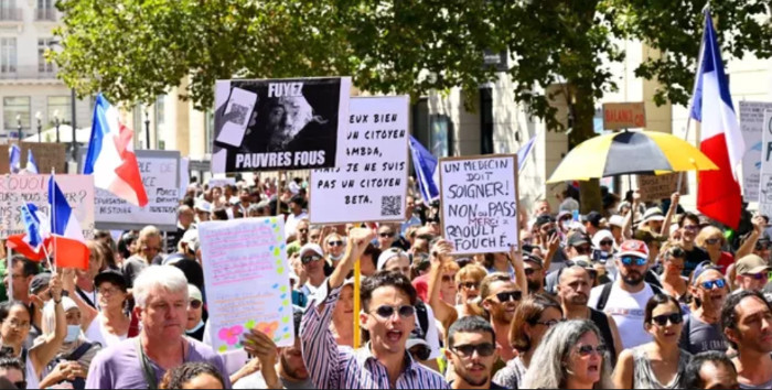 Sixième mobilisation anti-pass sanitaire en France