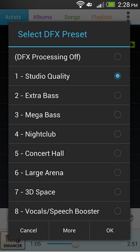 DFX Music Player : vous ne reconnaîtrez plus le son de votre smartphone ou tablette Android ! DFX Music Player : vous ne reconnaîtrez plus le son de votre smartphone ou tablette Android !