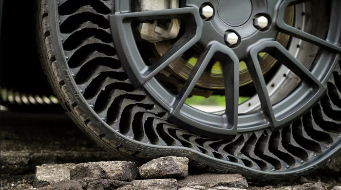 Le pneu sans air de Michelin, pour 2024