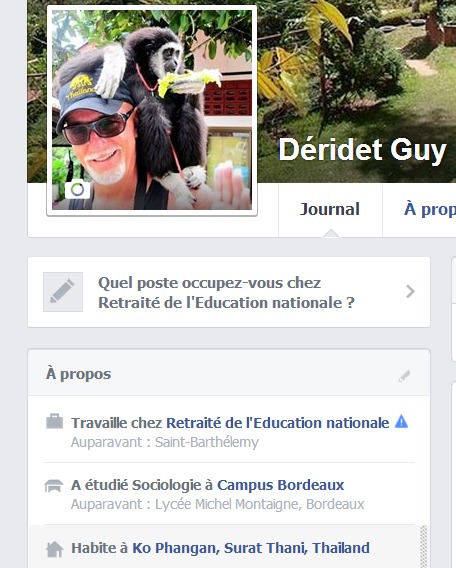 Tu l'as vu mon profil ? Qu'est ce qu'il a a mon profil ?