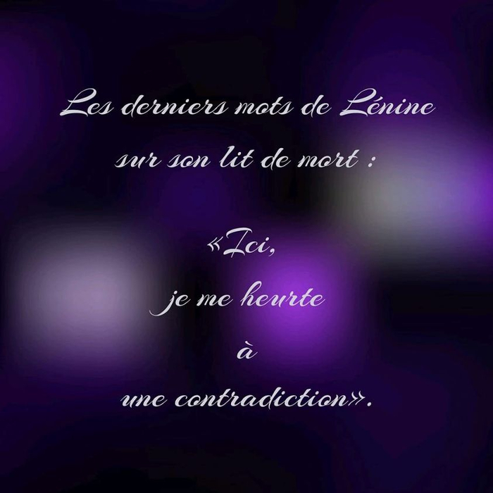 Une citation amusante de Lénine Une citation amusante de Lénine