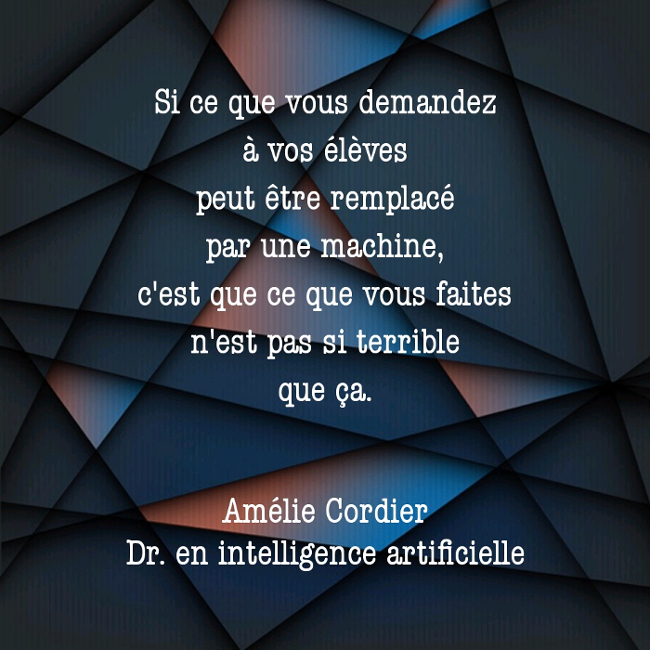 Il ne faut pas avoir peur des machines, même « intelligentes ». Ce qui n'exclut pas de toujours s'en méfier.