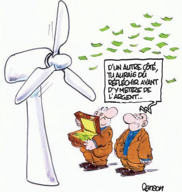 Arnaque aux éoliennes !