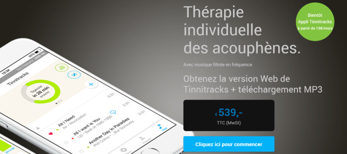 La toute première application pour smartphone développée pour soigner les acouphènes La toute première application pour smartphone développée pour soigner les acouphènes