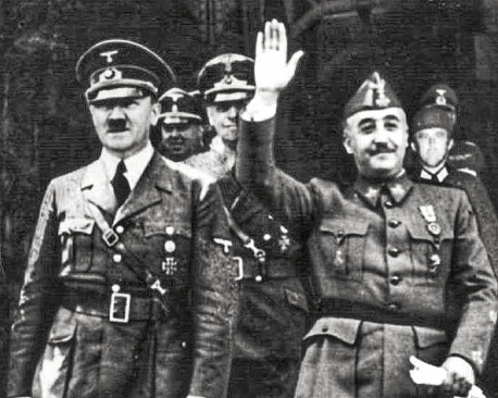 Adolf Hitler et Francisco Franco en 1940