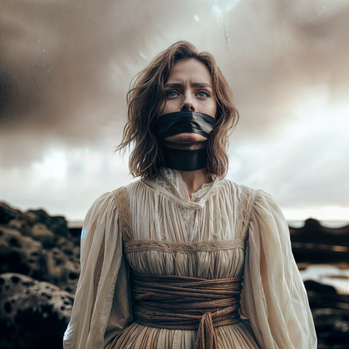 Image Krea.ai : la liberté baillonnée Image Krea.ai : la liberté baillonnée