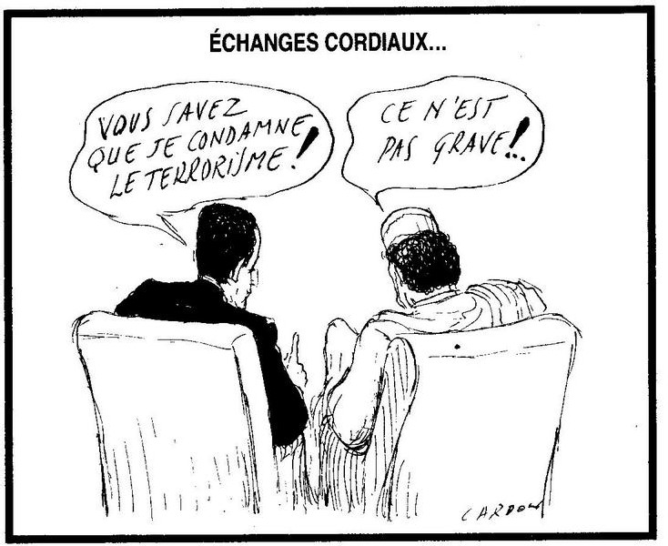 Dessin de Cardon extrait du Canard Enchainé