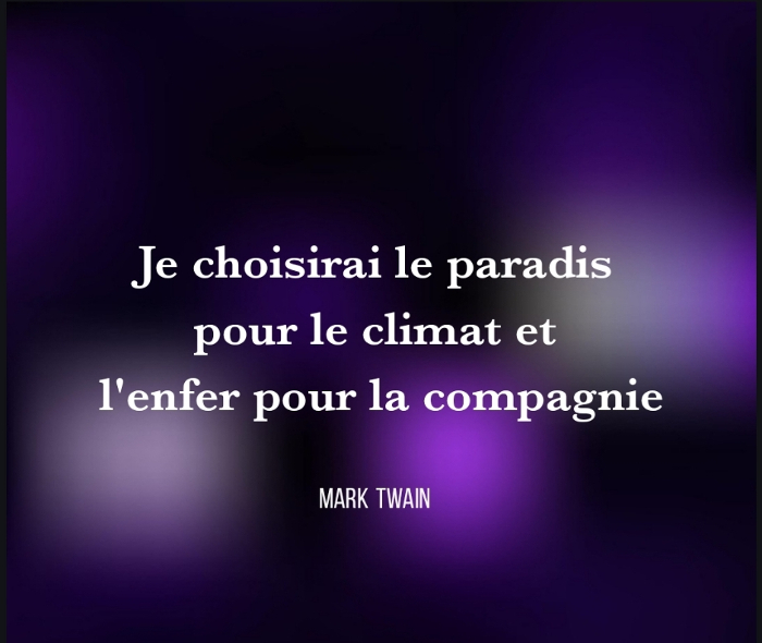 La citation de la semaine