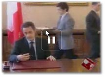 Sarko et le stylo