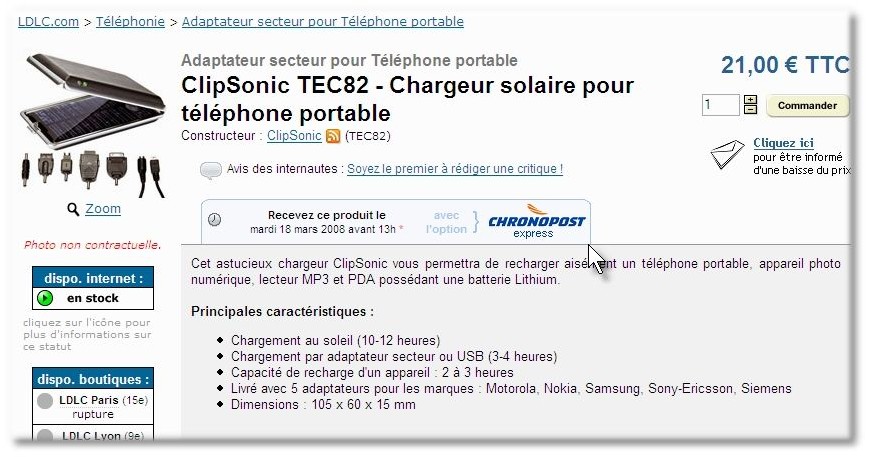 Deux accessoires intéressants pour téléphone portable chez Ldlc.com Deux accessoires intéressants pour téléphone portable chez Ldlc.com