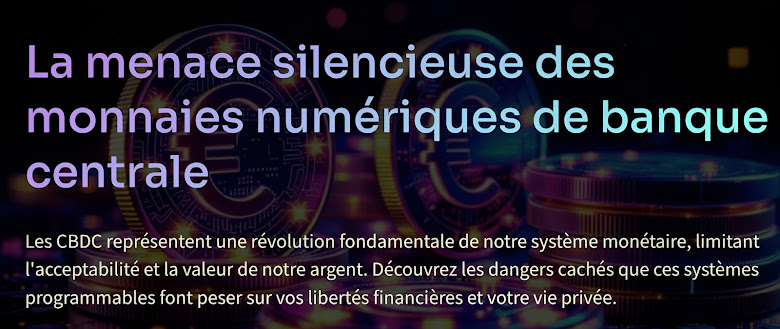 CBDC : la fin de l'argent ! CBDC : la fin de l'argent !