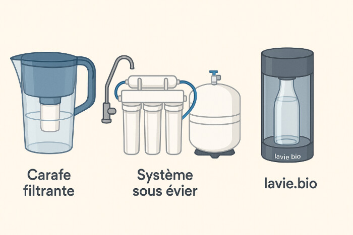 Les systèmes domestiques de filtration d'eau : Image GPT 5 Les systèmes domestiques de filtration d'eau : Image GPT 5