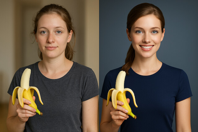 Photo améliorée par Nano Banana