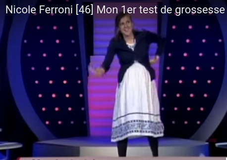 Nicole Ferroni : son premier test de grossesse