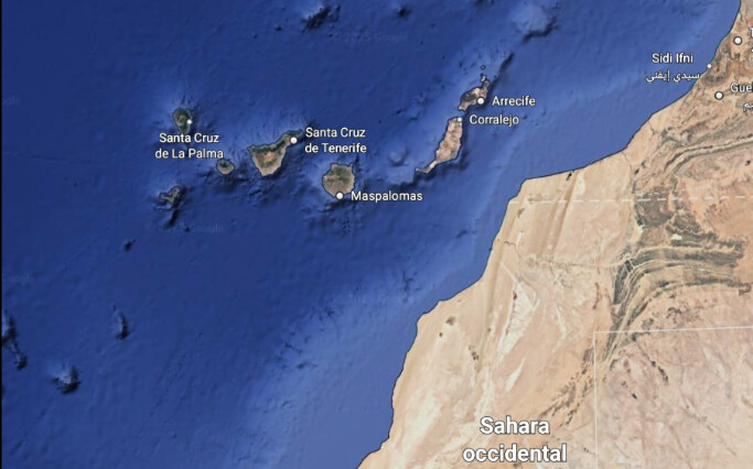 Les îles Canaries sont sitées au large du Sahara. D'où le climat agréable toute l'année.