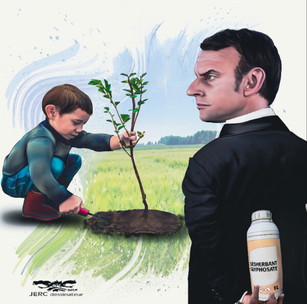 Image JERC + Lighroom. C'est l'image plus représentative de Macron que j'ai trouvée