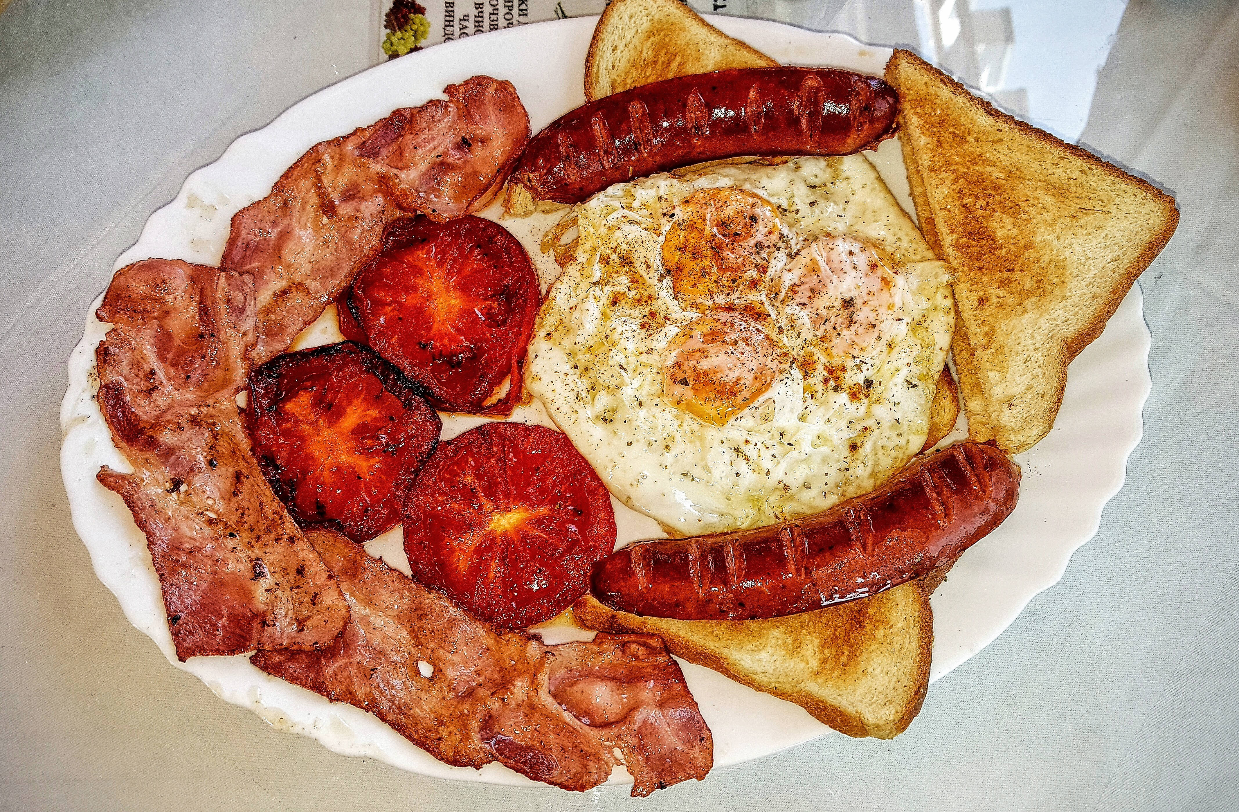 Mon "petit" déjeuner du matin, en Crète.