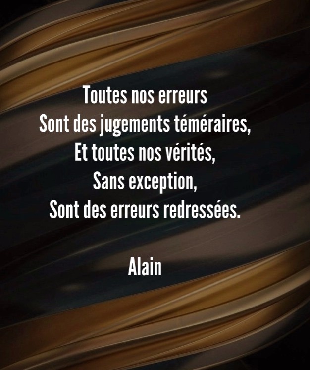 Que nous apprennent nos erreurs ?