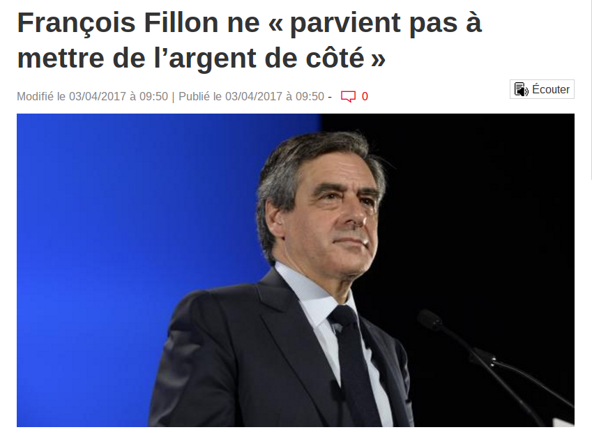 Quand Fillon ajoute l'insulte à l'abjection
