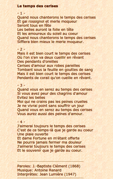 L'encyclopédie des chansons