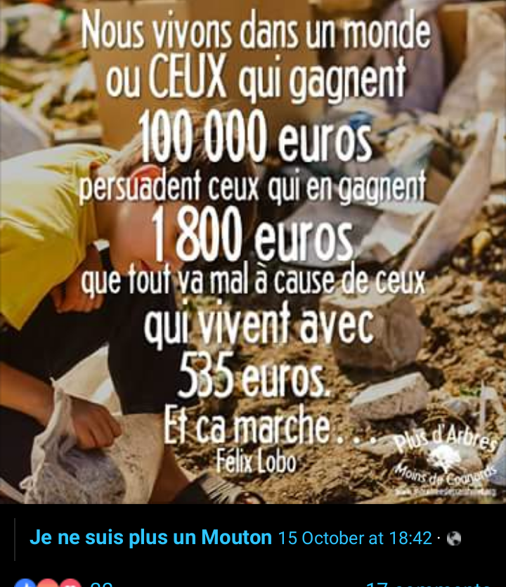 La pensée de la semaine