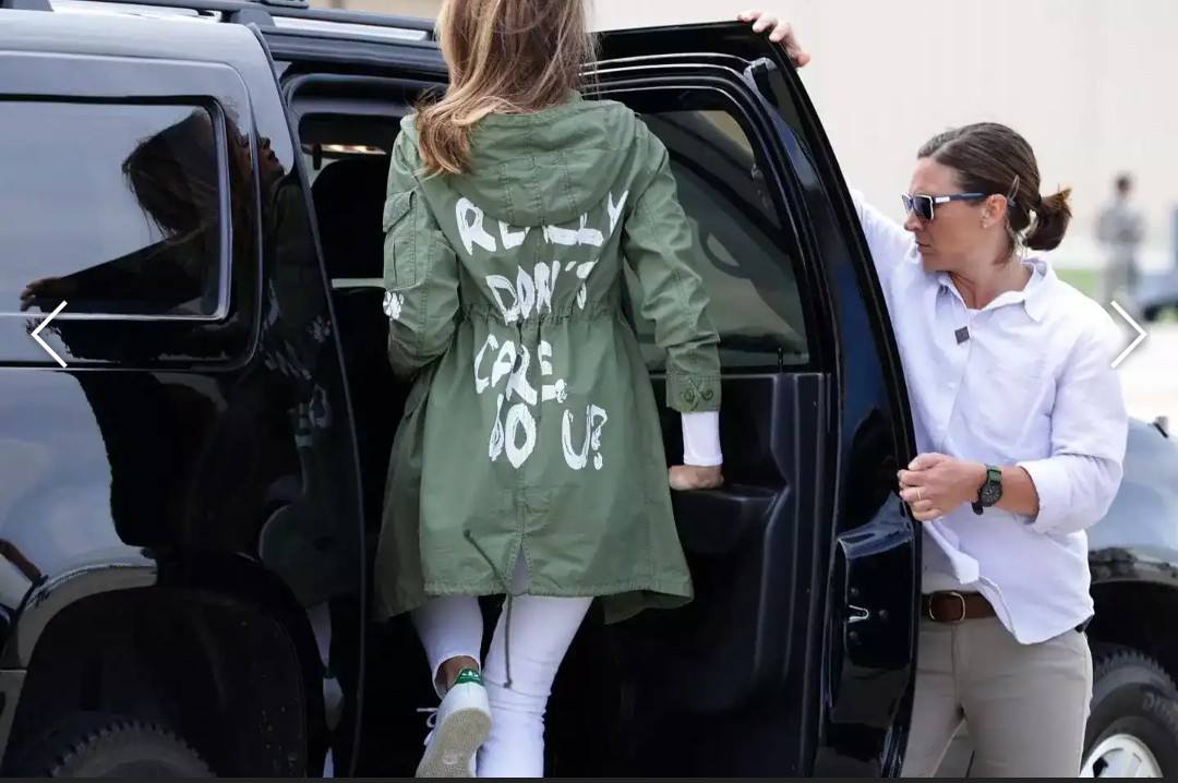 La veste de Mme Trump