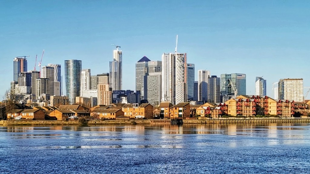 Londres, vue depuis Greenwich
