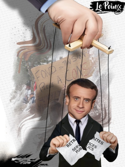 Macron, l'unijambiste