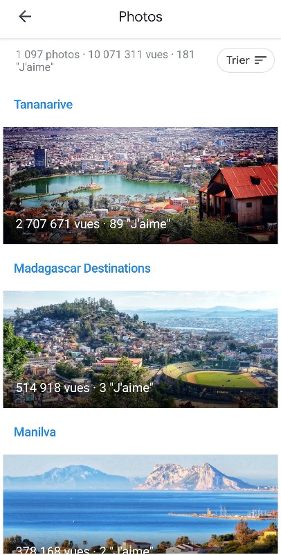 Plus de 10 millions de vues sur Google Maps ! Plus de 10 millions de vues sur Google Maps !