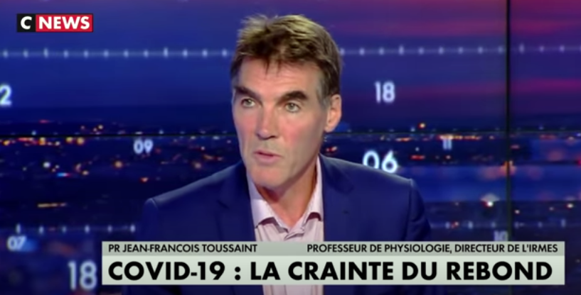 Vous noterez le titre de la vidéo de Cnews. Qui n'a rien à voir avec le fond de l'intervention du Pr Toussaint. Informer, faut bien vivre, mais mettre les points sur le i, faut pas exagérer ! Vous noterez le titre de la vidéo de Cnews. Qui n'a rien à voir avec le fond de l'intervention du Pr Toussaint. Informer, faut bien vivre, mais mettre les points sur le i, faut pas exagérer !