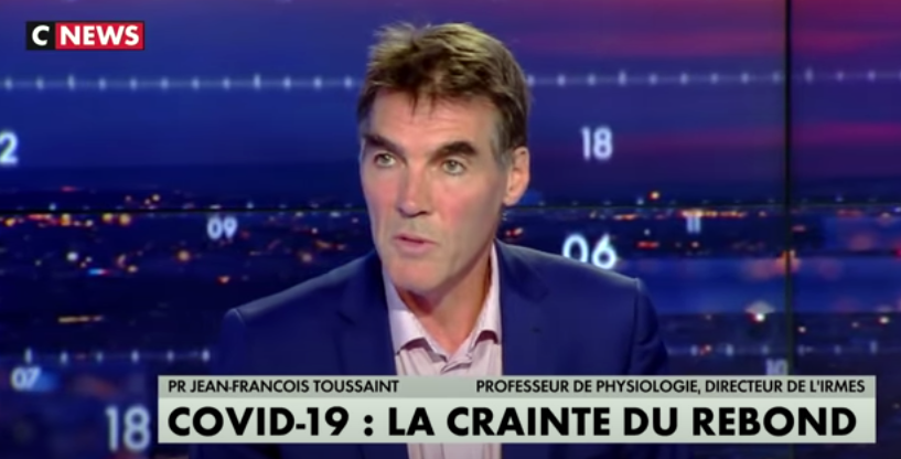 Vous noterez le titre de la vidéo de Cnews. Qui n'a rien à voir avec le fond de l'intervention du Pr Toussaint. Informer, faut bien vivre, mais mettre les points sur le i, faut pas exagérer !